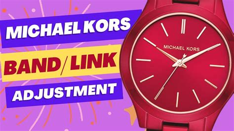 michael kors uhr umstellen|michael kors watch date adjustment.